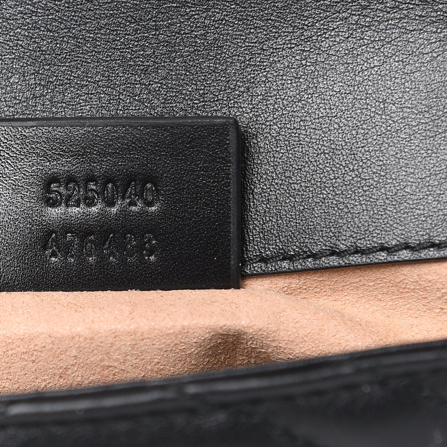 Calfskin Matelasse Super Mini GG Marmont Shoulder Bag Black