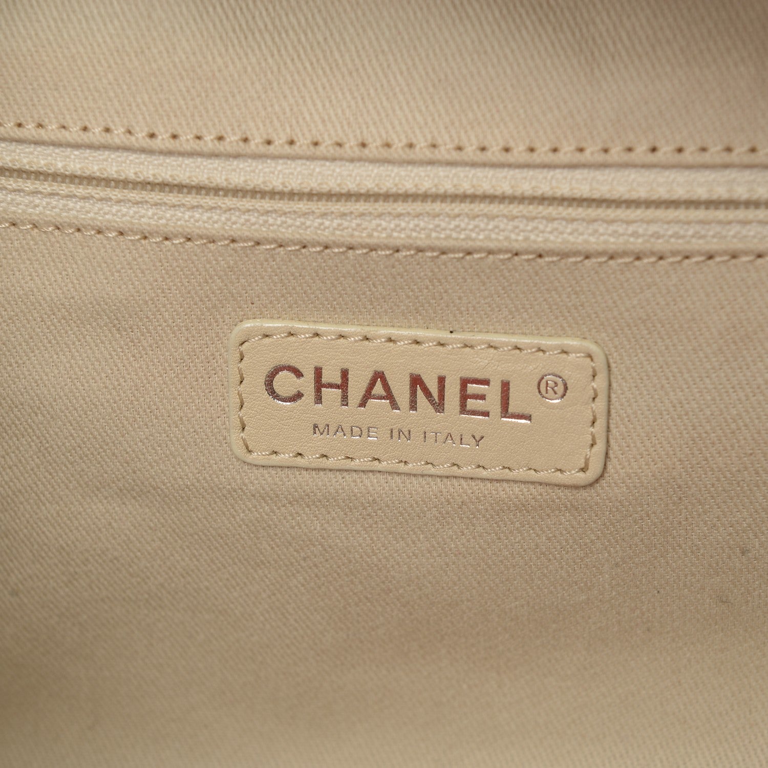 Chanel Caviar Quilted Timeless Bowler Orange 6 of 10
