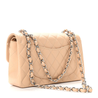 Chanel Caviar Quilted Small Double Flap Beige 3 of 9
