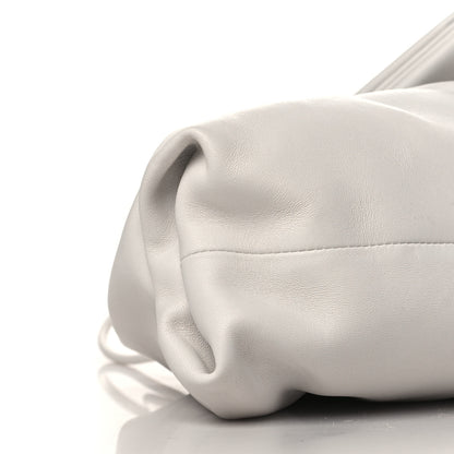 Bottega Veneta Lambskin BV Trine Clutch Bianco 7 of 8