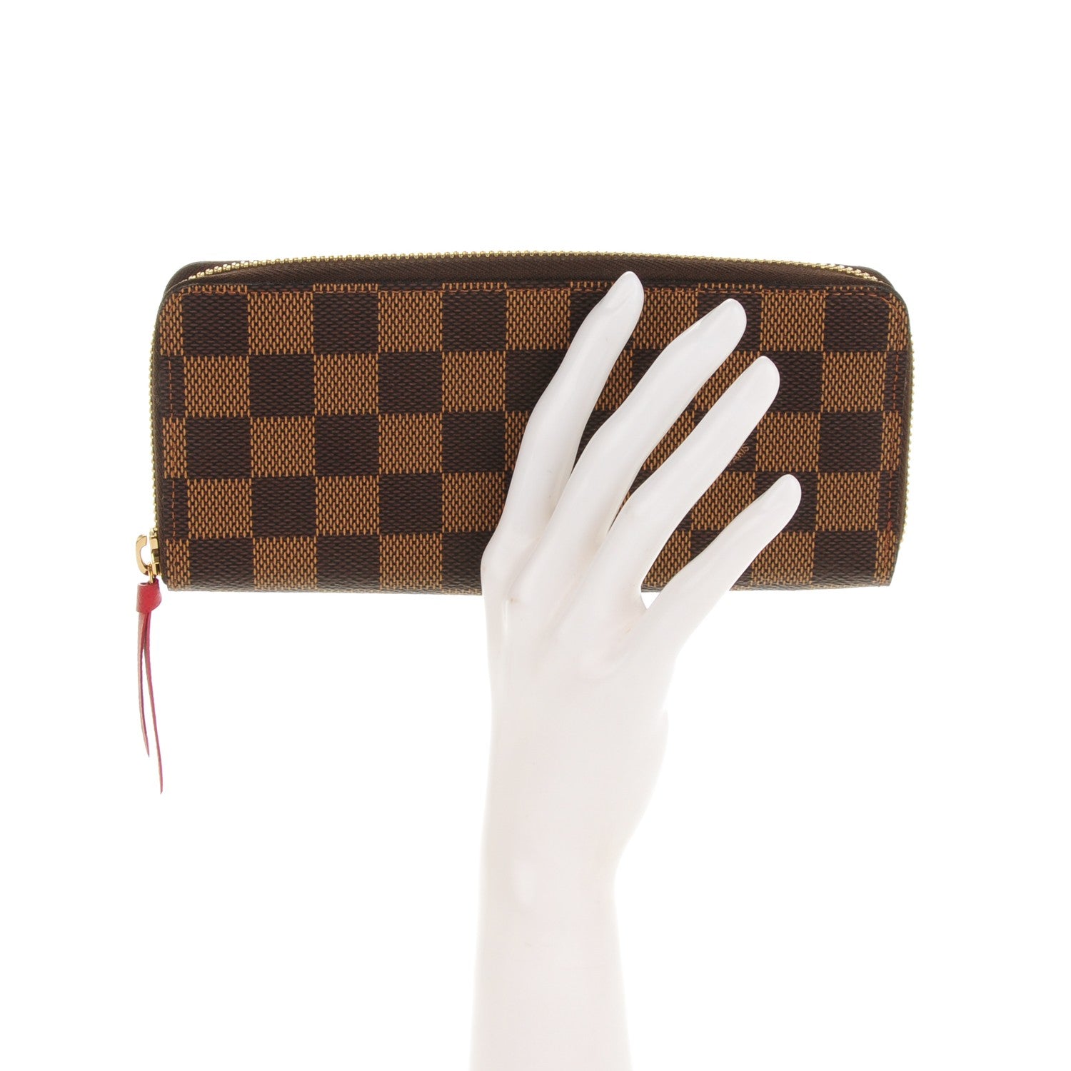 Louis Vuitton Damier Ebene Clemence Wallet 2 of 7