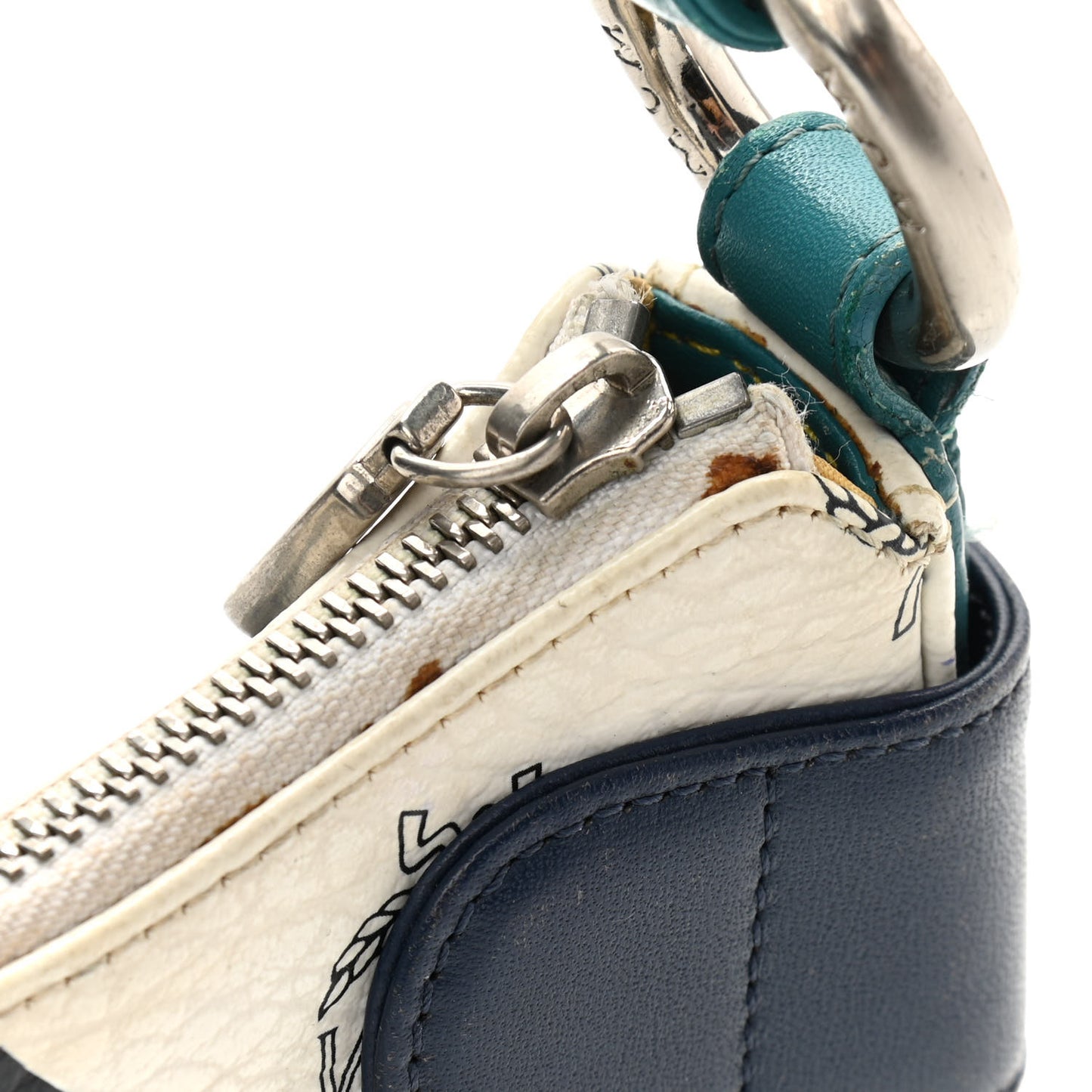 Visetos Shoulder Bag White Blue Yellow