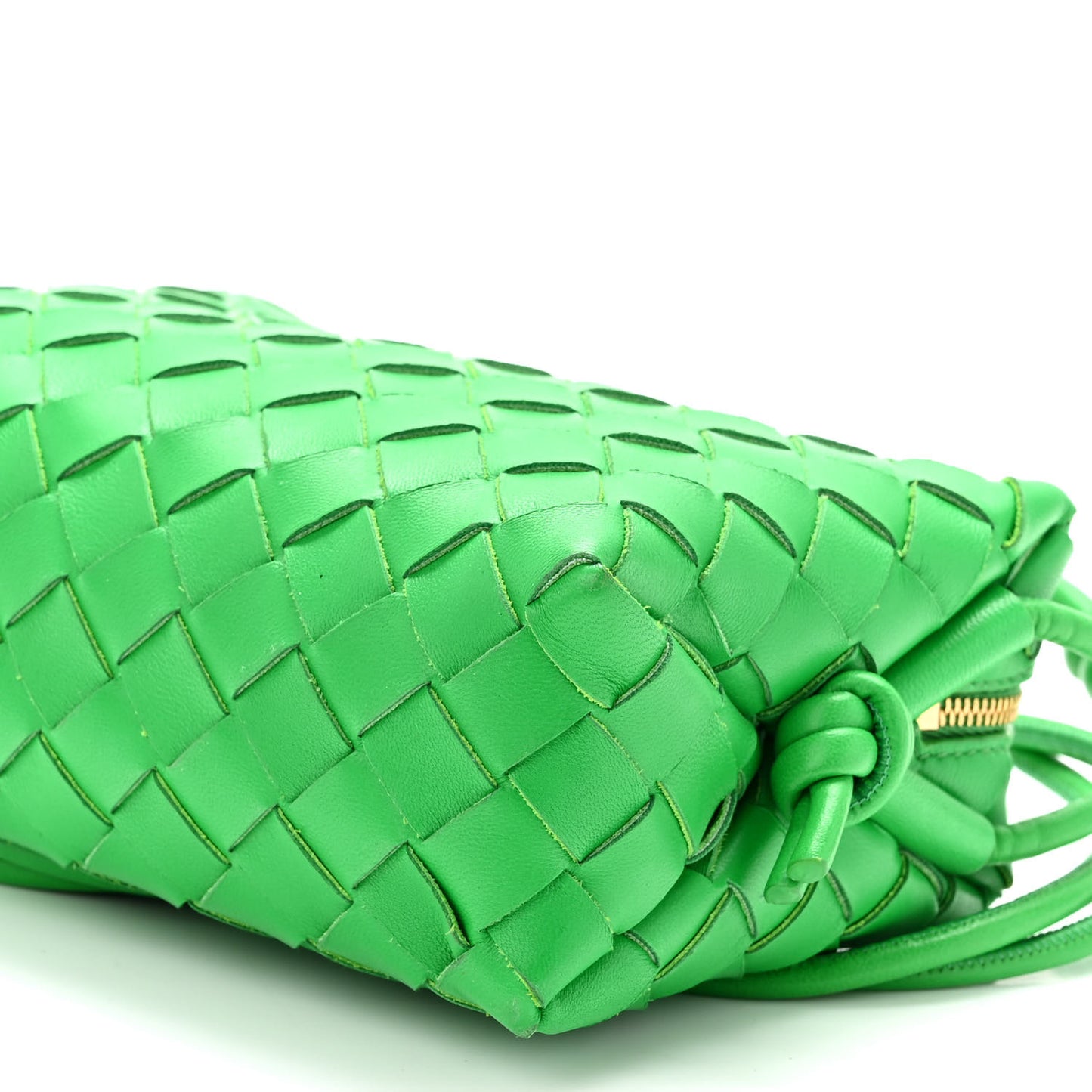 Nappa Intrecciato Mini Loop Camera Bag Parakeet
