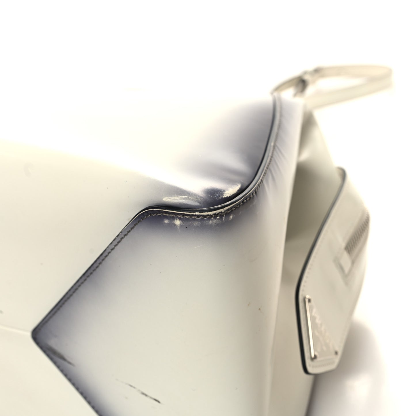 Spazzolato Large Supernova Handbag White Sfumato