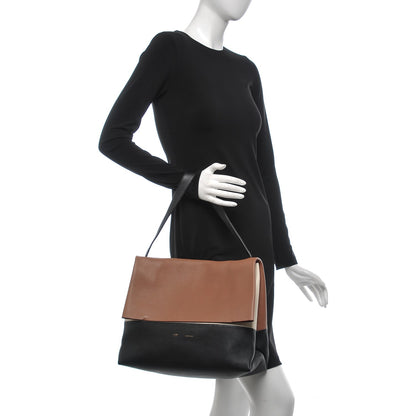 Celine Calfskin All Soft Shoulder Bag Tan 2 of 9