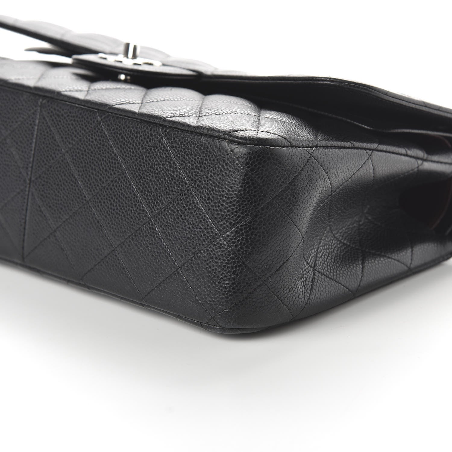 Chanel Caviar Quilted Jumbo Double Flap Black 7 of 11