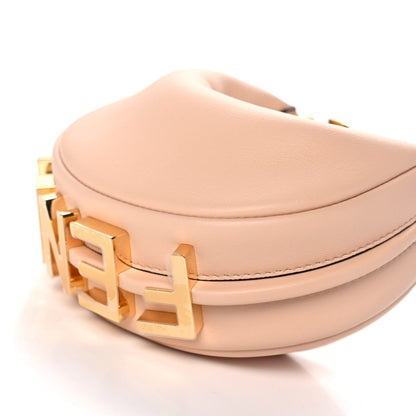 Fendi Vitello Grace Matte Nano Fendigraphy Hobo Charm Light Rose 12 of 13
