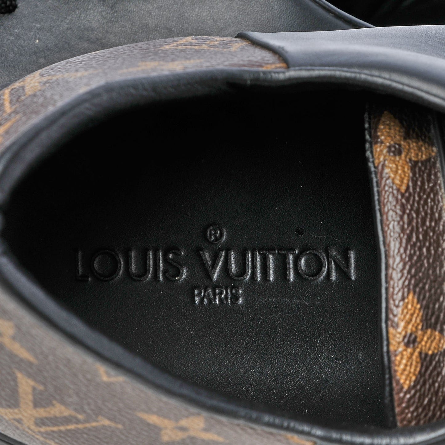 Calfskin Monogram Line Up Sneaker 13 Black