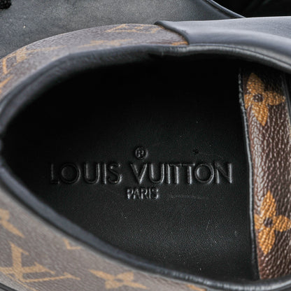 Louis Vuitton Calfskin Monogram Line Up Sneaker 13 Black 8 of 10