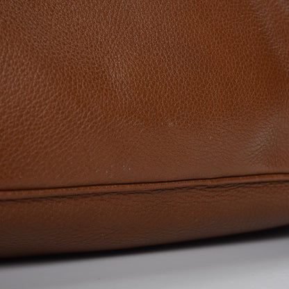 Gucci Pebbled Calfskin Large Ride Shoulder Bag Brown 10 of 10