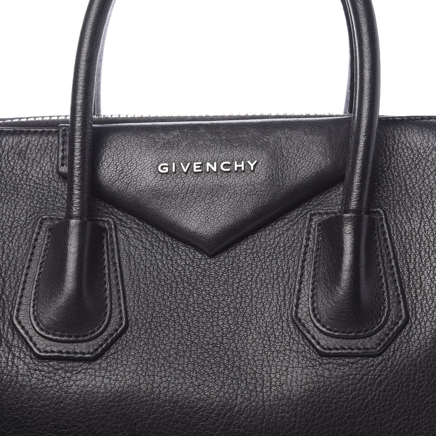 Sugar Goatskin Medium Antigona Black