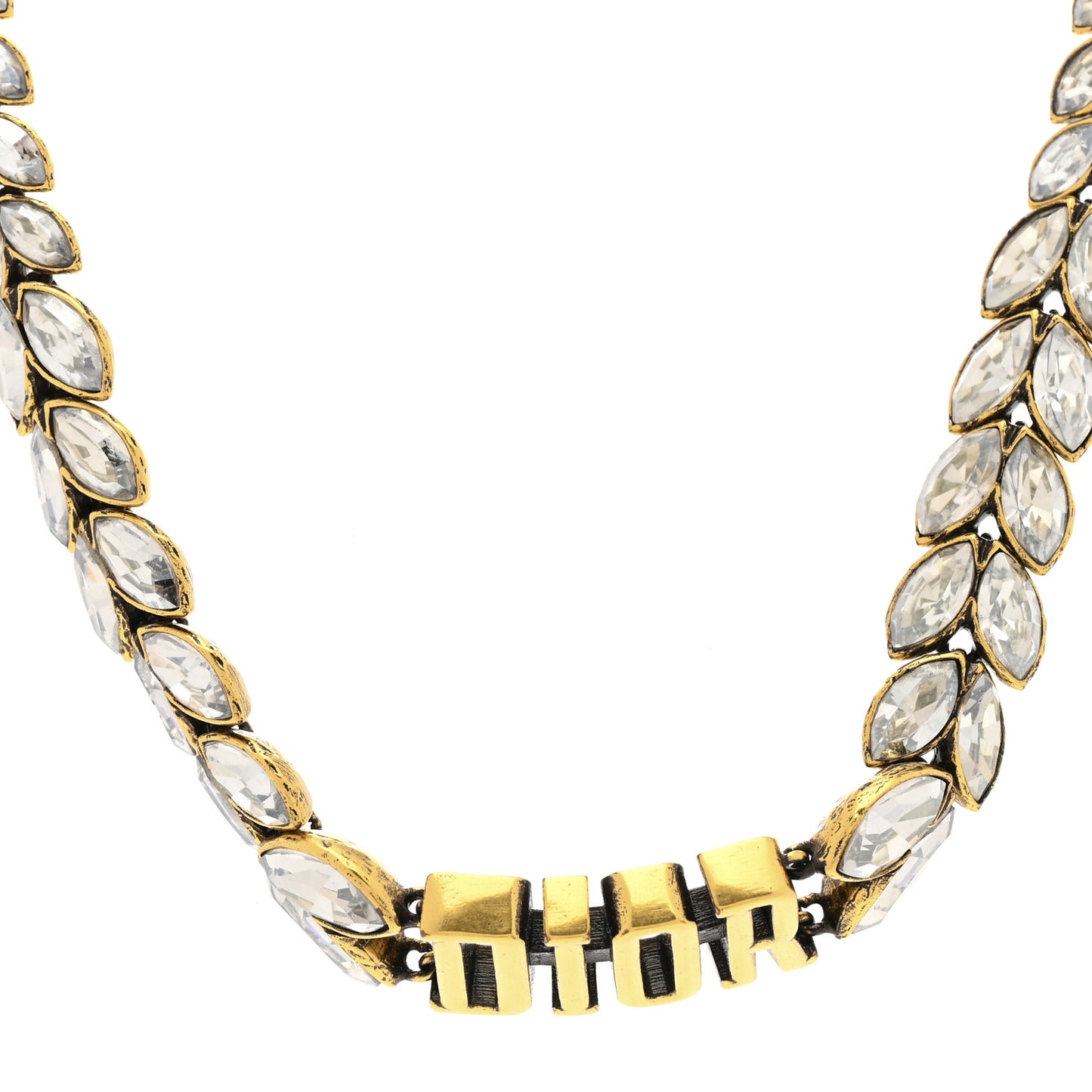 Metal Crystal Dio(r)evolution Choker Gold
