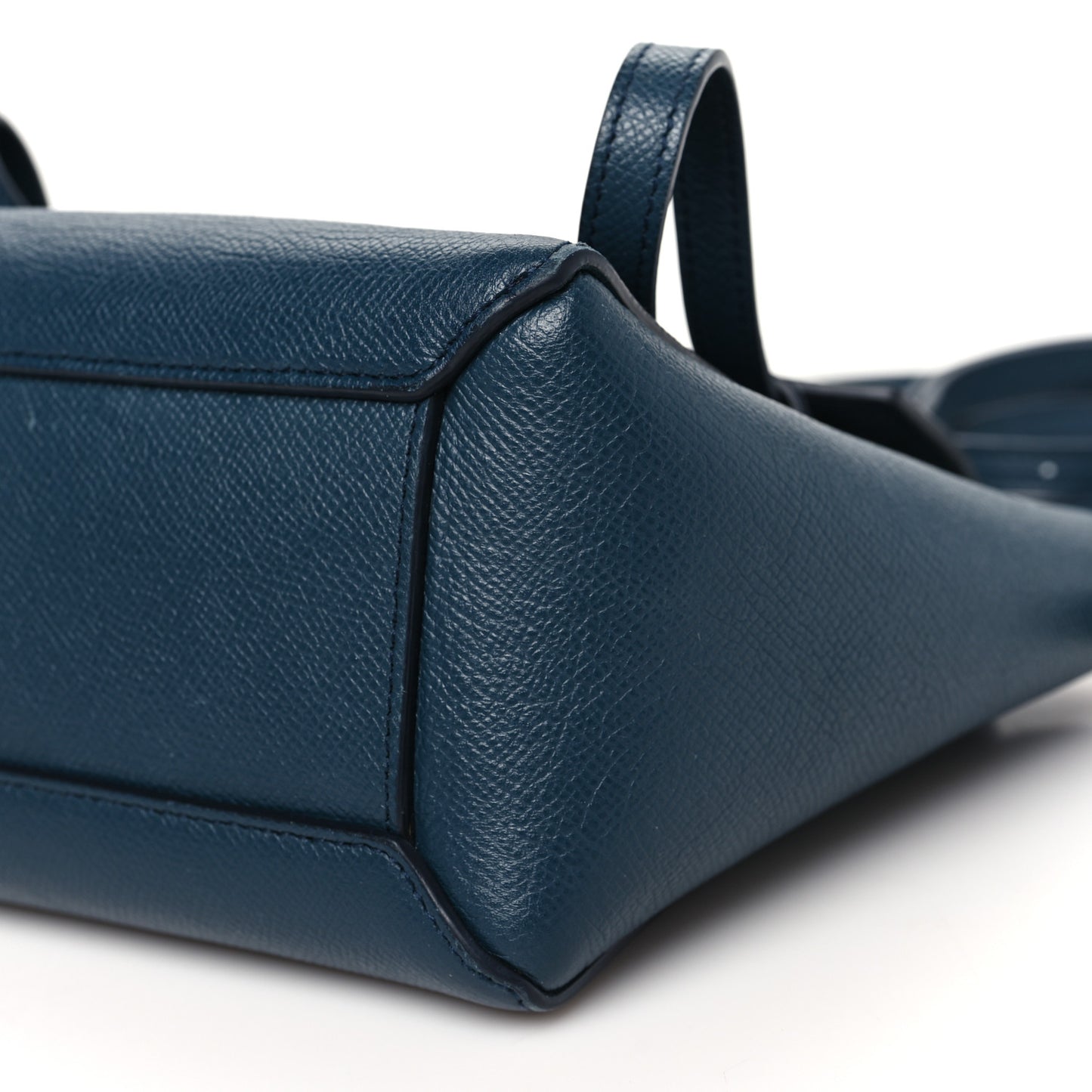 Grained Calfskin Nano Belt Bag Abyss Blue