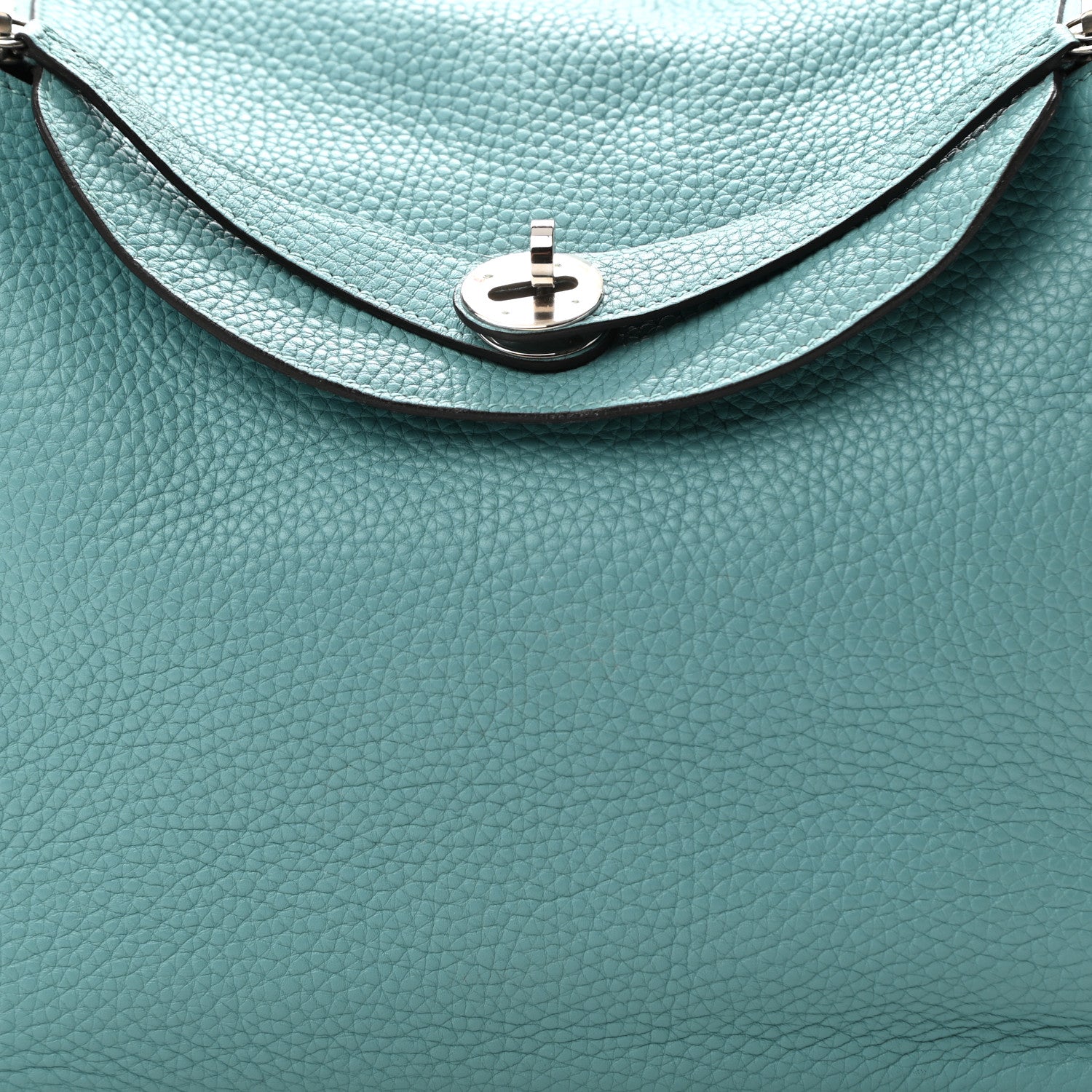 Hermes Taurillon Clemence Lindy 30 Bleu Atoll 7 of 11