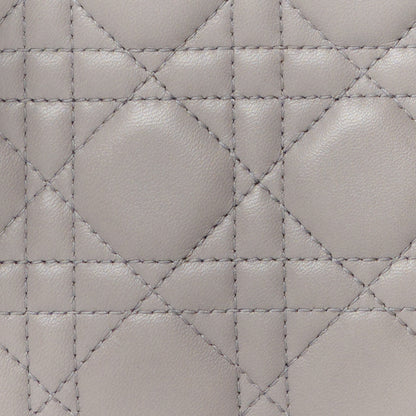 Christian Dior Lambskin Cannage Small Lucky Badges My Lady Dior Grey 8 of 11