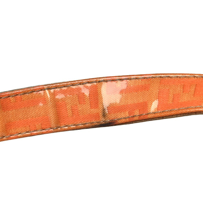 Fendi Vinyl Zucchino Shoulder Bag Orange 19 of 27