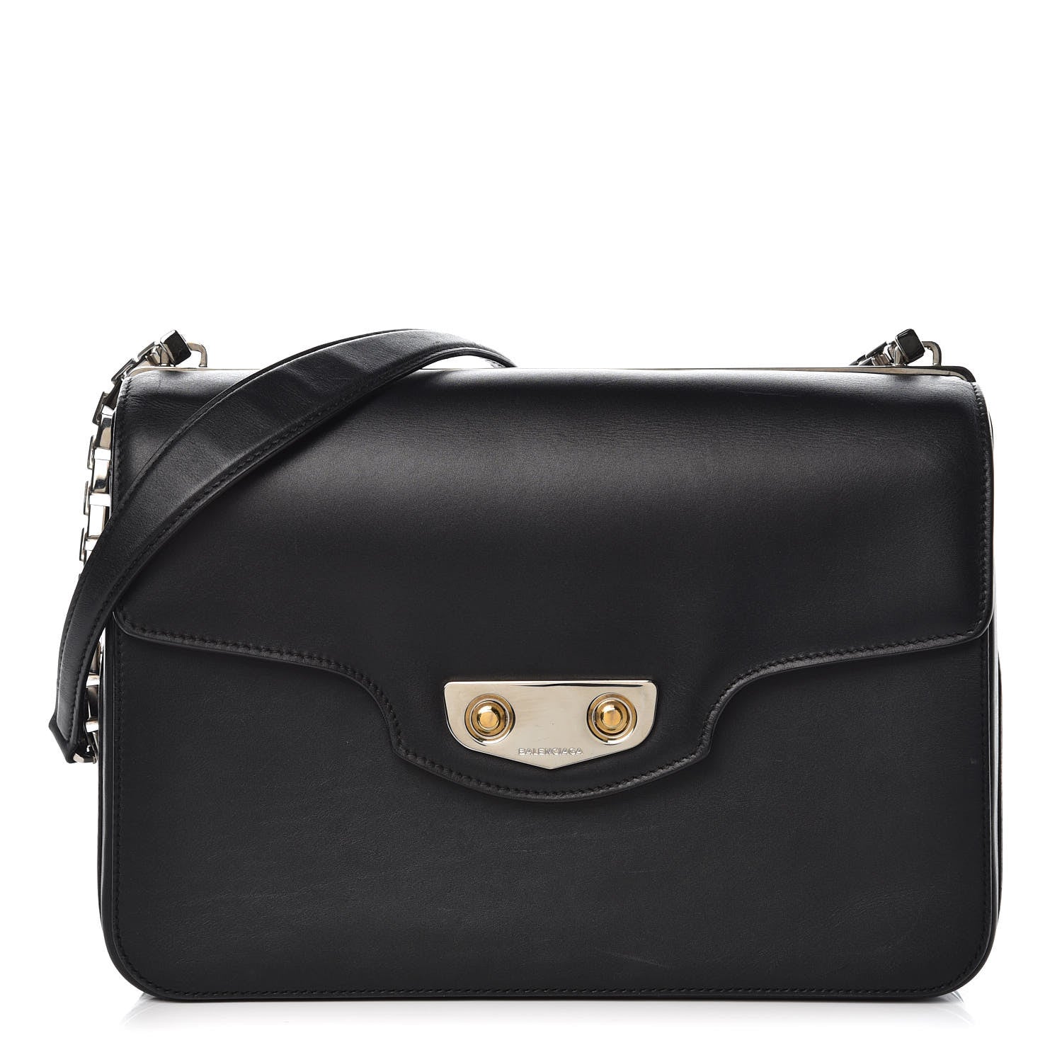 Balenciaga Smooth Calfskin Small Neo Classic Hardware Chain Bag Black 1 of 18