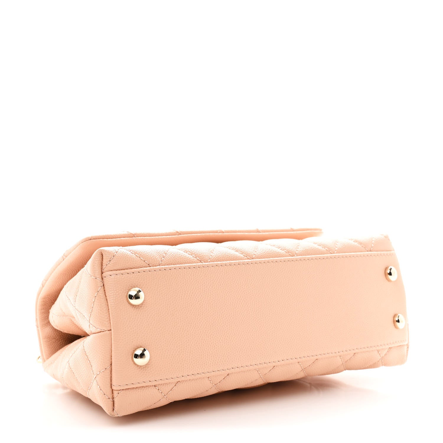 Chanel Caviar Quilted Mini Coco Handle Flap Light Pink 4 of 11