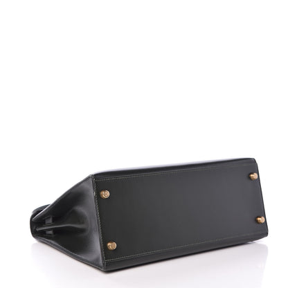 Hermes Box Kelly Sellier 28 Vert Fonce 5 of 49