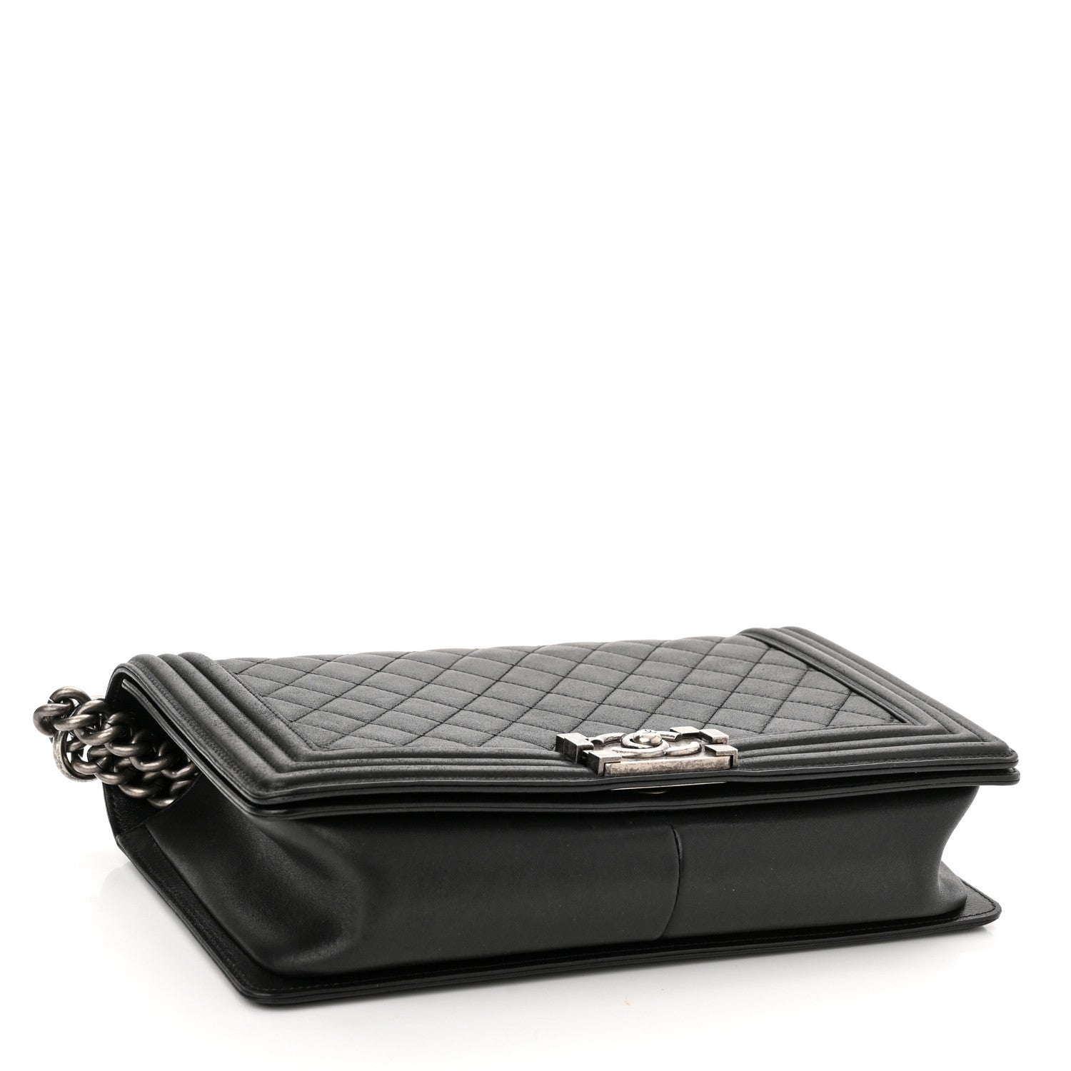 Chanel Lambskin Quilted New Medium Boy Flap Black 4 of 10