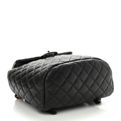 Chanel Calfskin Quilted Small Urban Spirit Backpack Black 4 of 10