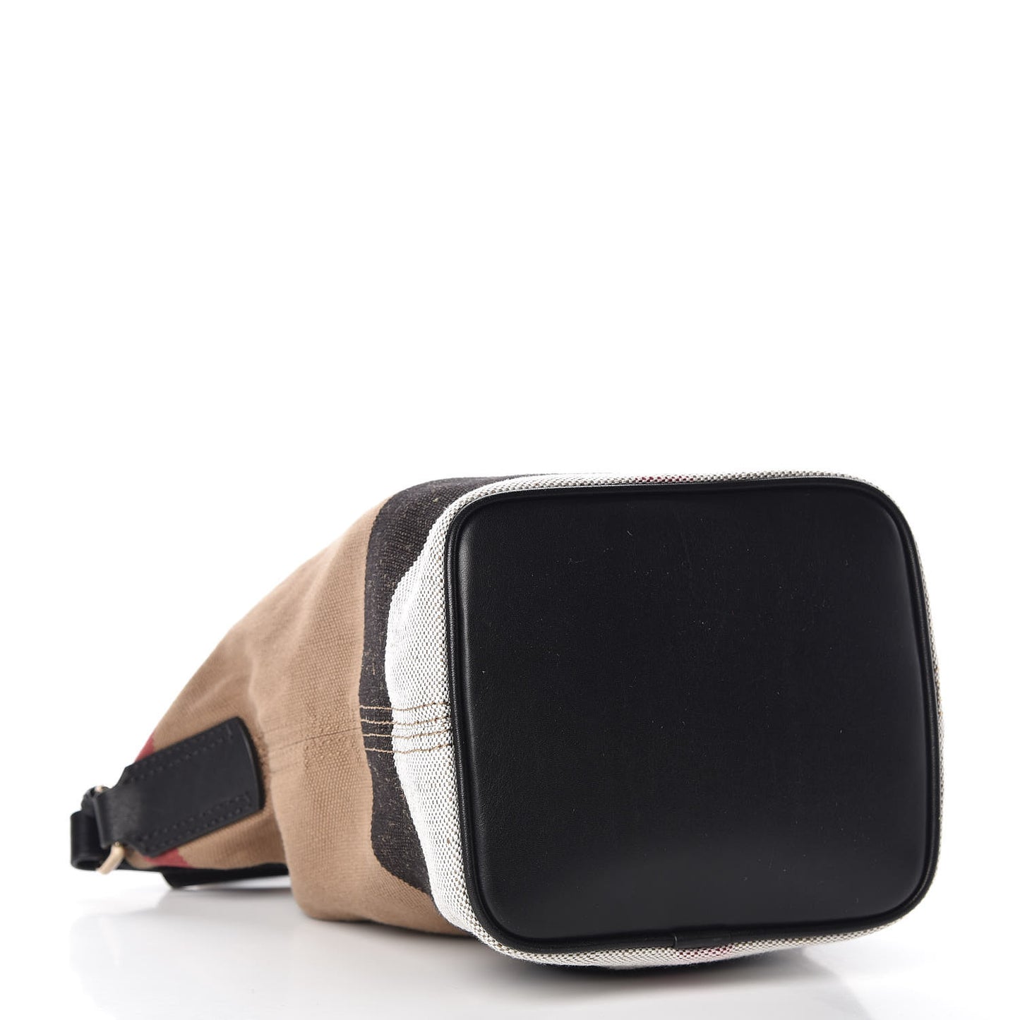 Canvas Mega Check Mini Ashby Tassel Crossbody Black