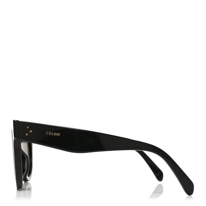 Celine Acetate Studded Mineral Round Sunglasses CL40031 Black 3 of 7