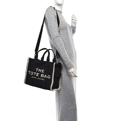 Marc Jacobs Jacquard Medium The Traveler Tote Bag Black 2 of 10