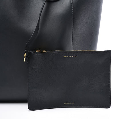 Burberry Calfskin Grommet Detail Tote Dark Emerald 10 of 14