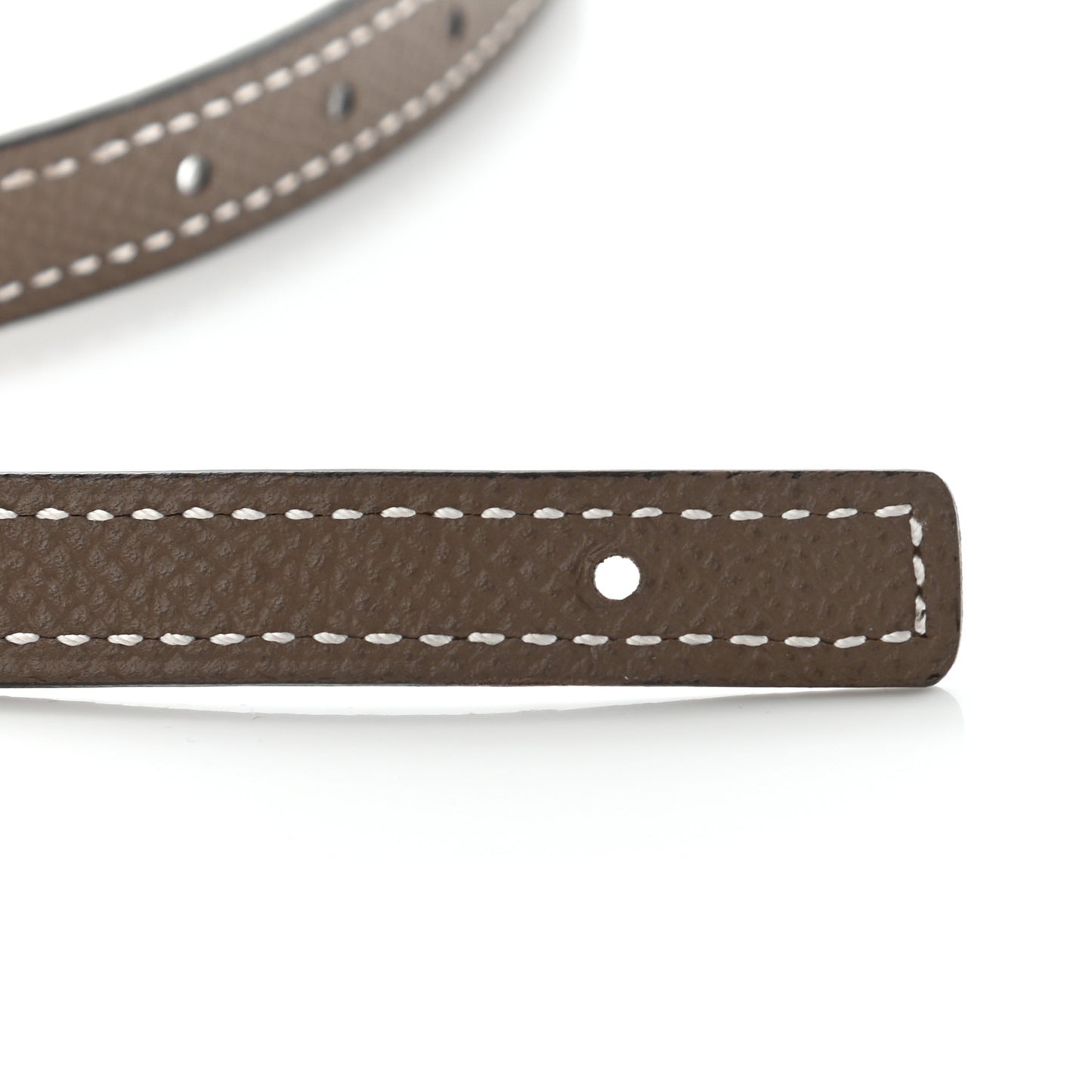 Epsom 13mm Roulis Belt 70 Etoupe White