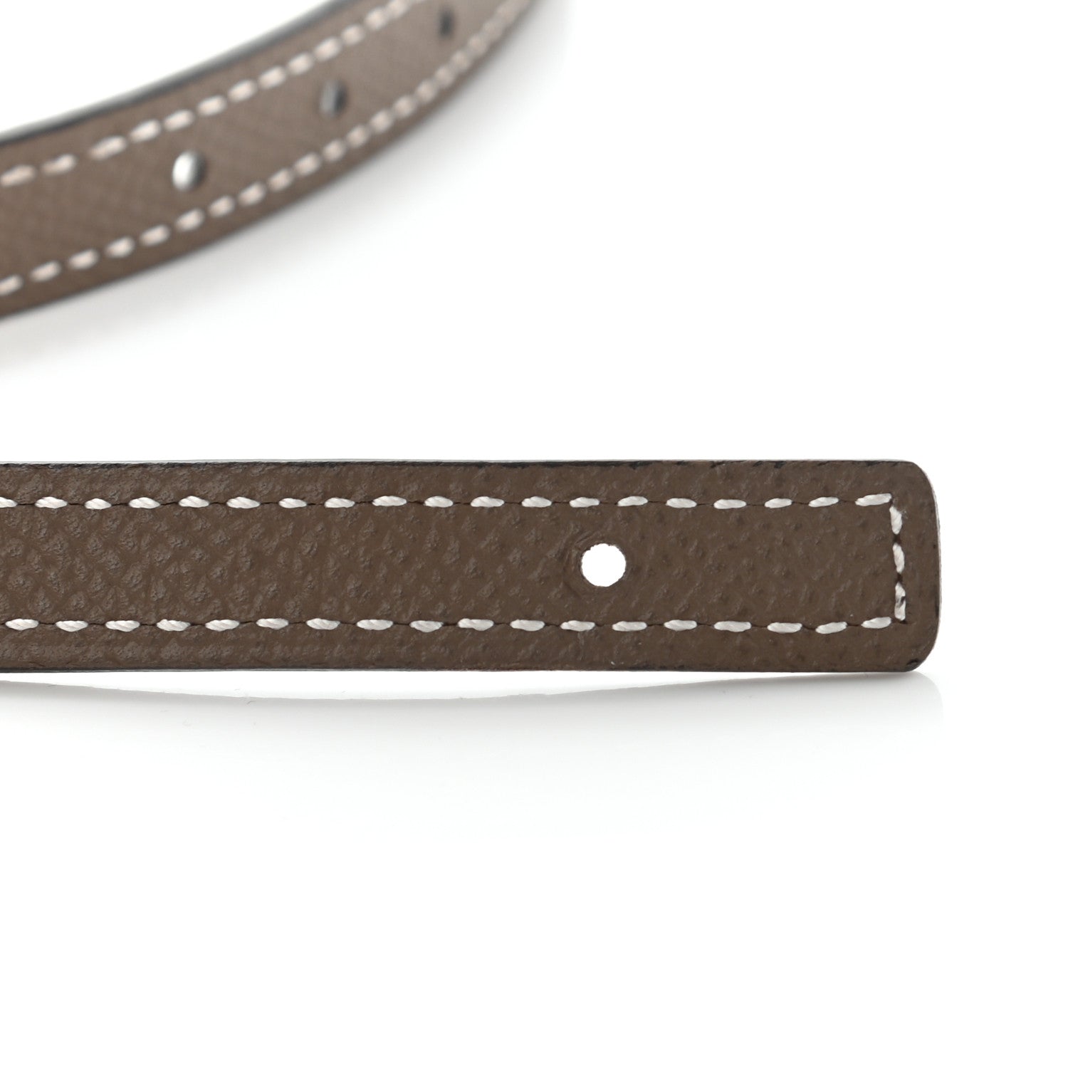 Hermes Epsom 13mm Roulis Belt 70 Etoupe White 8 of 11