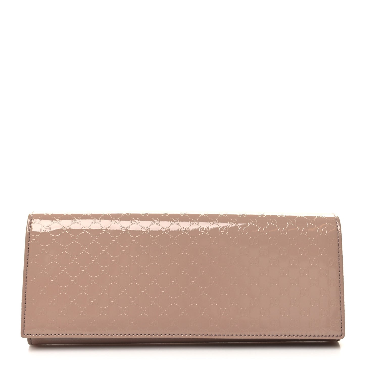 Patent Microguccissima Small Broadway Clutch Dark Cipria