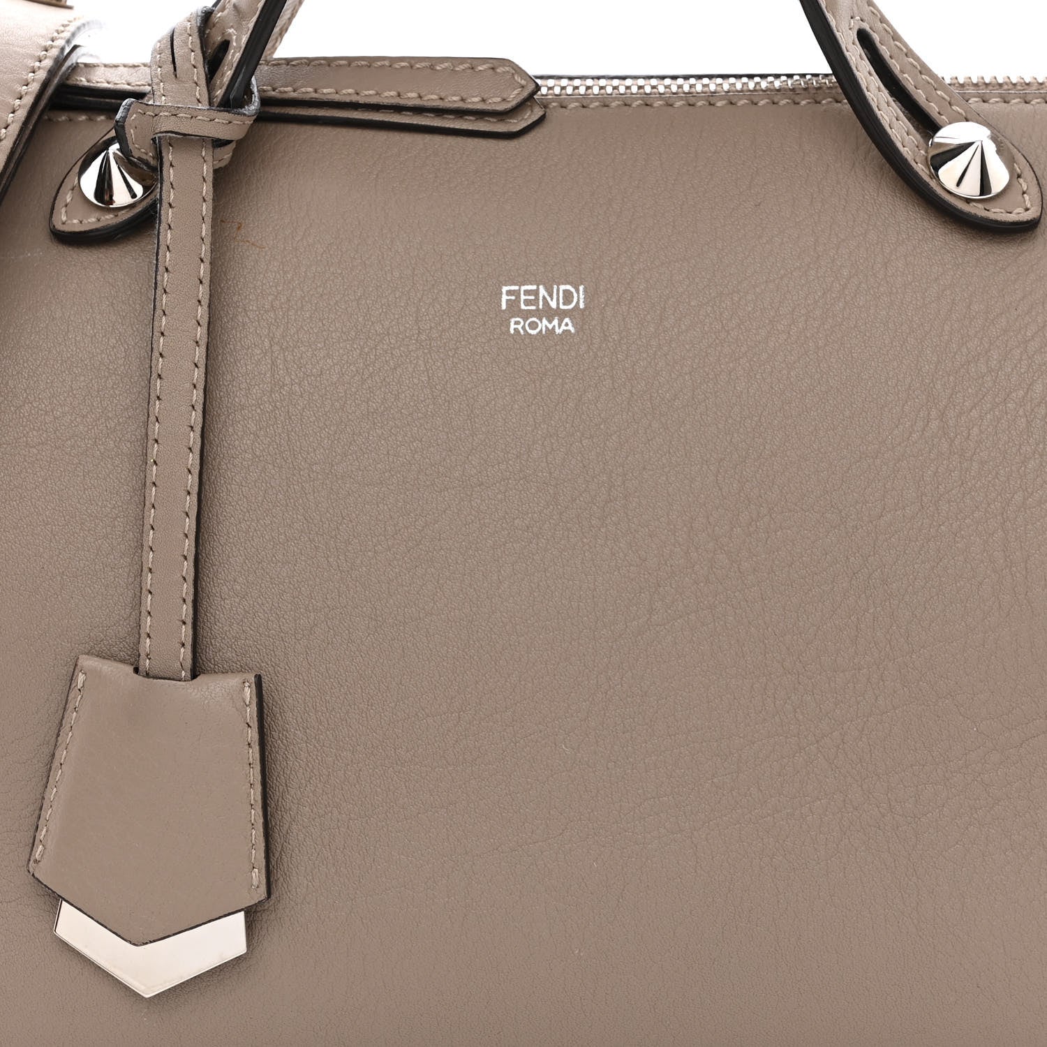 Fendi Vitello Dolce Medium By The Way Boston Bag Tortora 9 of 11