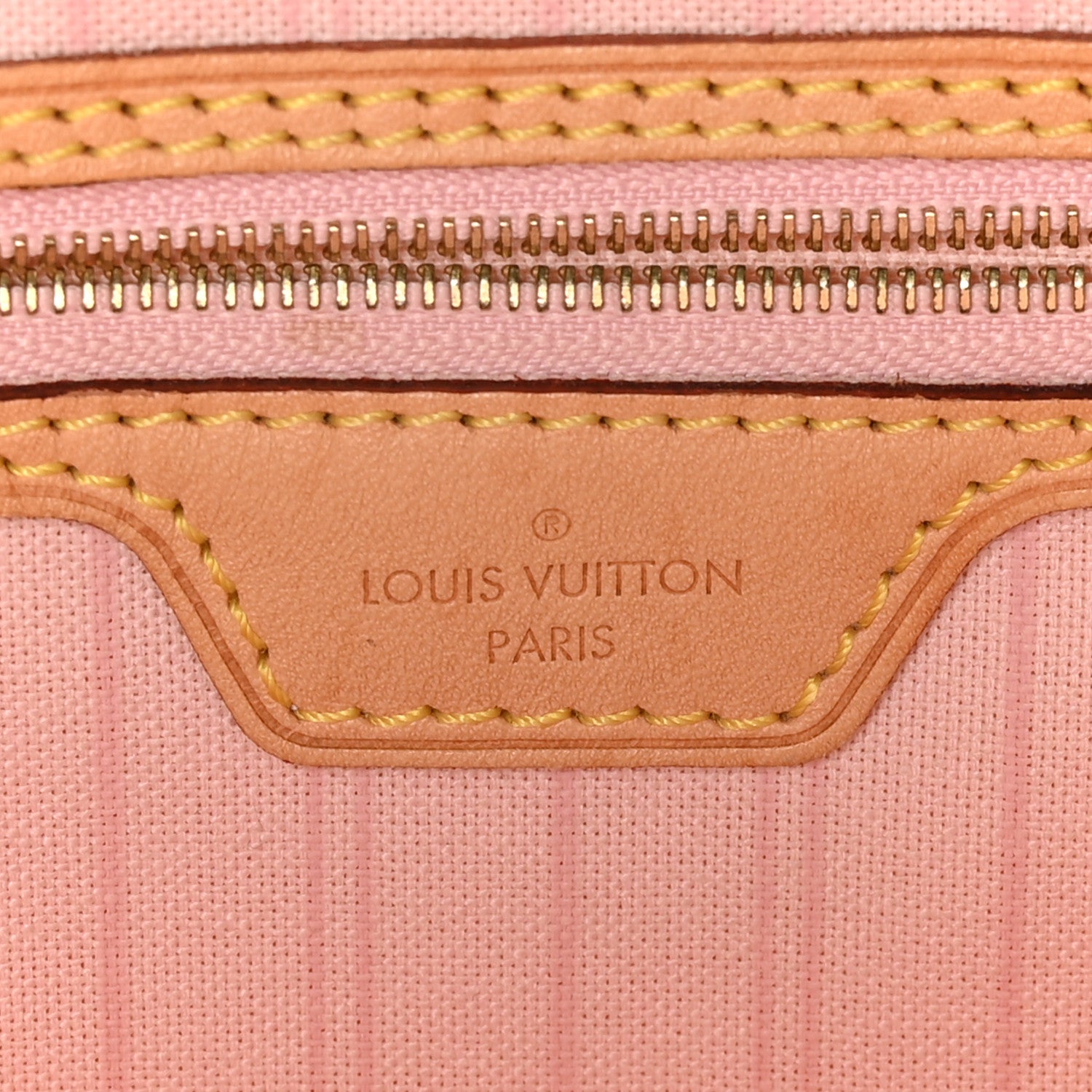 Louis Vuitton Damier Azur Delightful MM Rose Ballerine 6 of 9
