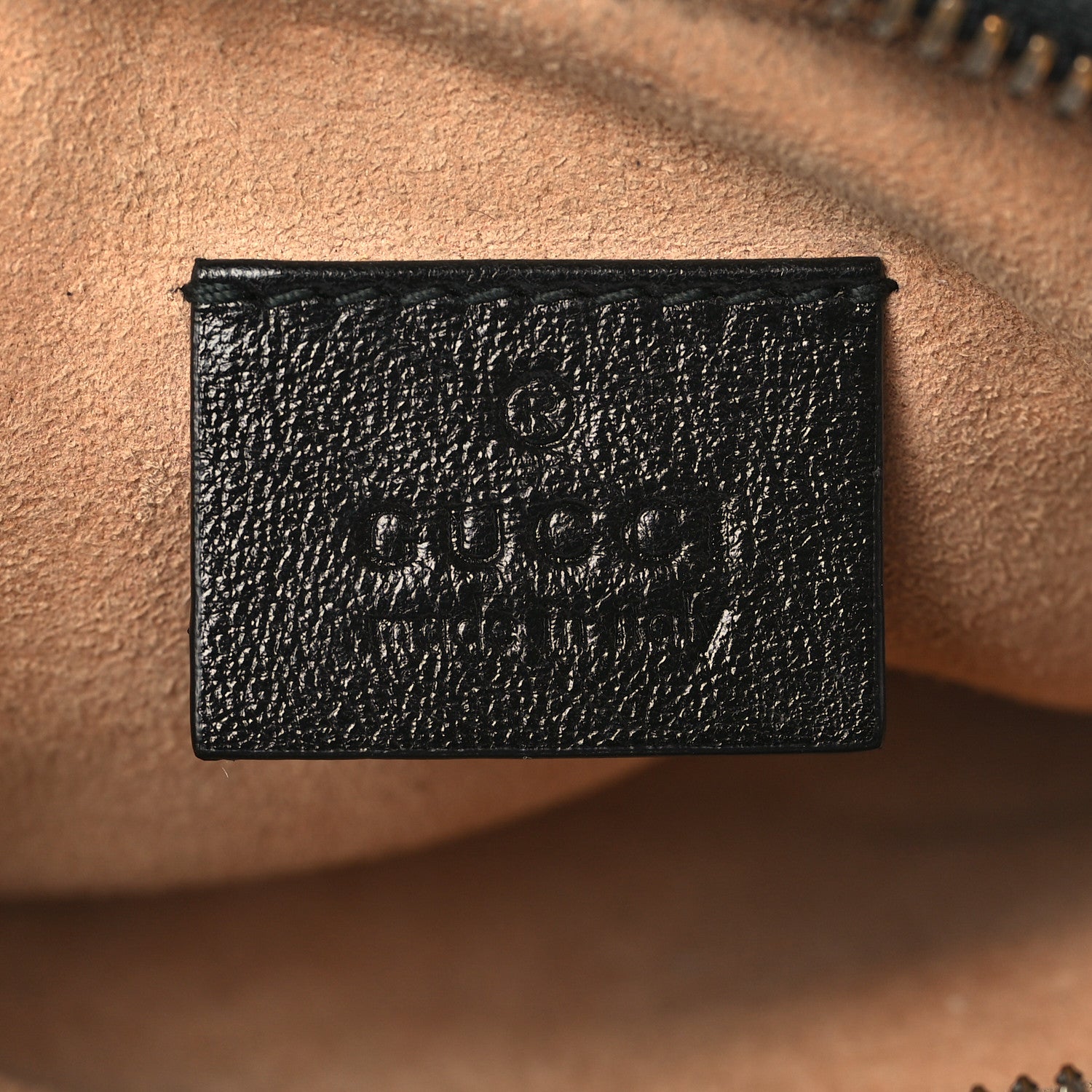 Gucci Azalea Calfskin Matelasse Diagonal Tall GG Marmont Crossbody Bag Black 7 of 10