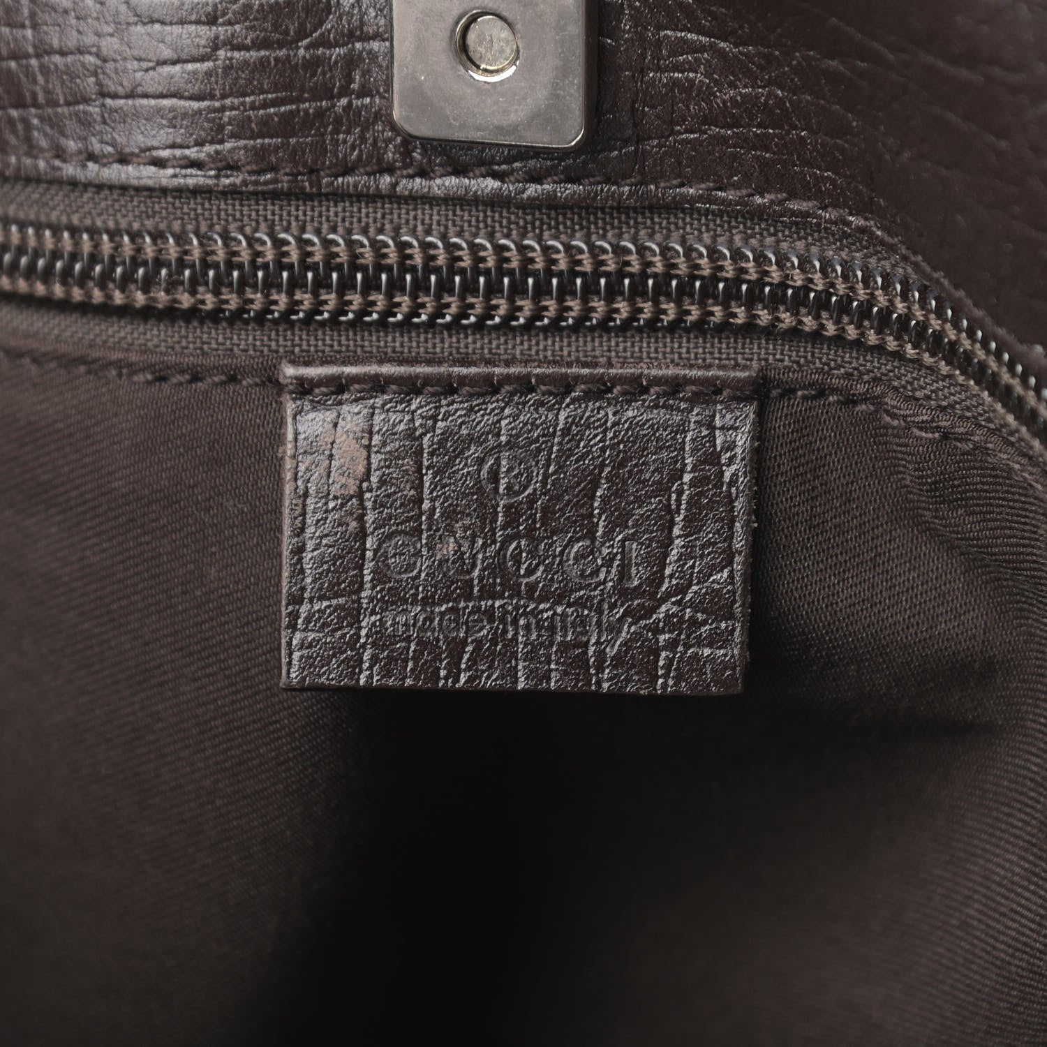 Gucci GG Plus Monogram Small Vertical Tote Dark Brown 6 of 15