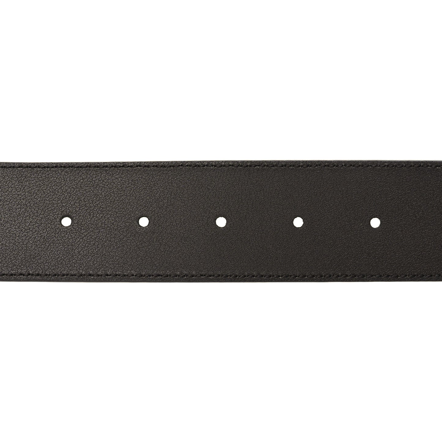 Textured Dollar Calfskin Double G 40mm Belt 70 28 Black