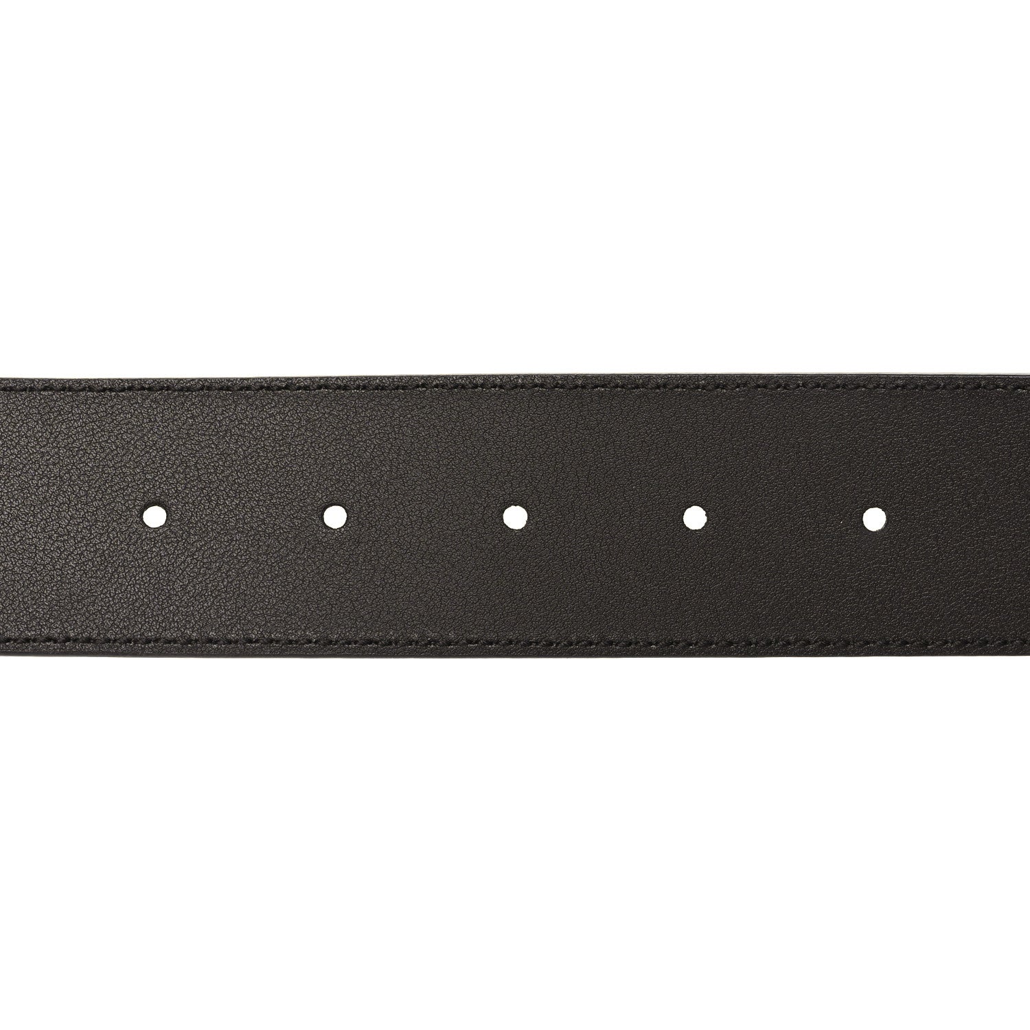 Gucci Textured Dollar Calfskin Double G 40mm Belt 70 28 Black 5 of 5