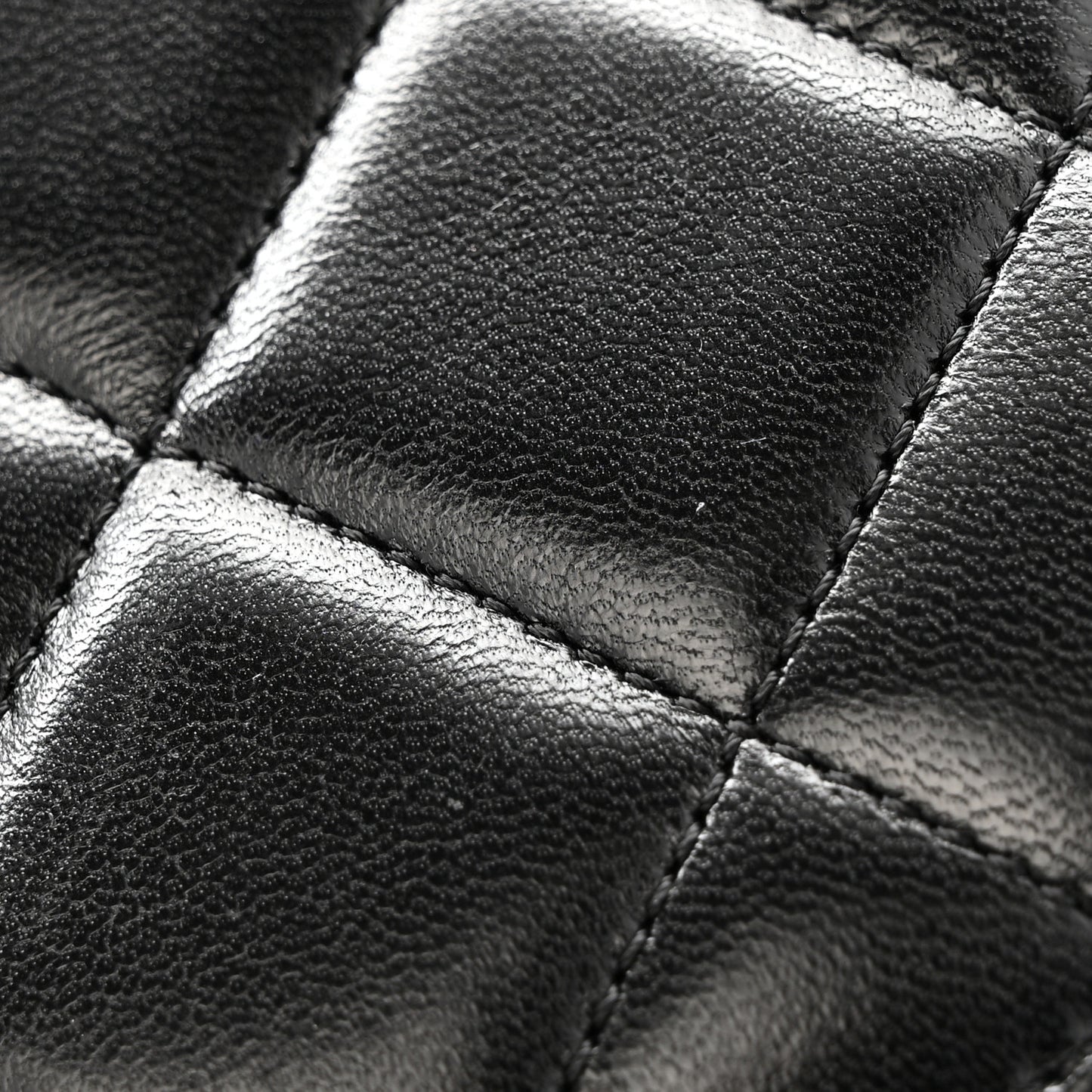 Lambskin Quilted Medium Trendy CC Flap Dual Handle Bag Black