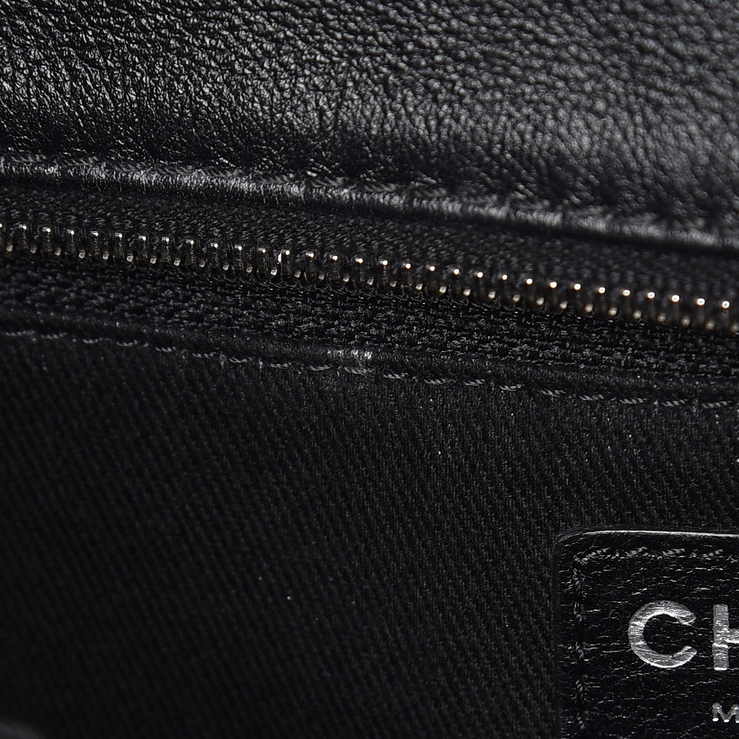 Chanel Calfskin Quilted In The Business North South Tote Black 9 of 15