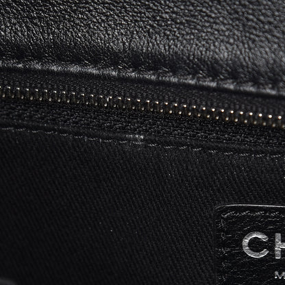 Chanel Calfskin Quilted In The Business North South Tote Black 9 of 15