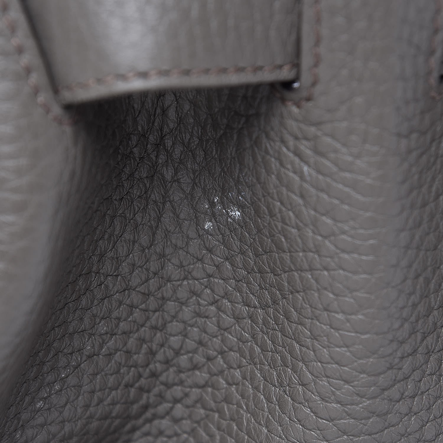 Hermes Taurillon Clemence Birkin 35 Etain 36 of 41