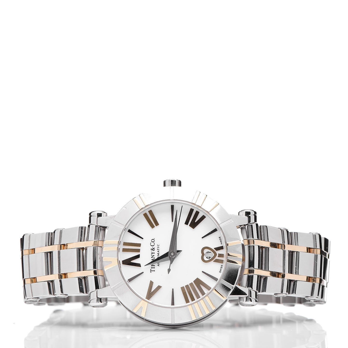 Stainless Steel 18K Yellow Gold 30mm Atlas Automatic Watch