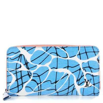 Louis Vuitton Epi Zippy Wallet Aqua 1 of 7