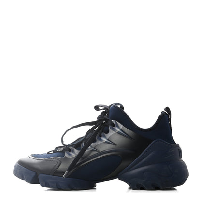Christian Dior Neoprene Rubber Womens D-Connect Sneakers Black Blue 1 of 8