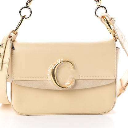 Chloe Calfskin Small C Double Carry Blondie Beige 6 of 8
