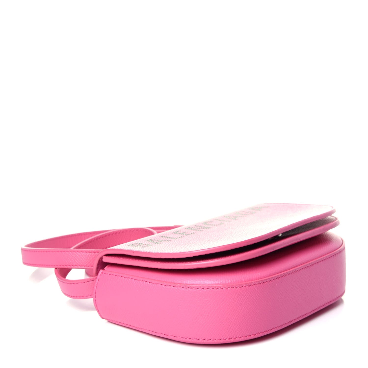 Balenciaga Signature Grained Calfskin Logo Print Ville Day Bag XS Rose Bubblegum Black 4 of 12