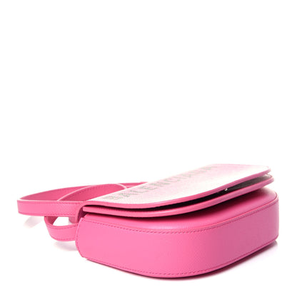 Balenciaga Signature Grained Calfskin Logo Print Ville Day Bag XS Rose Bubblegum Black 4 of 12