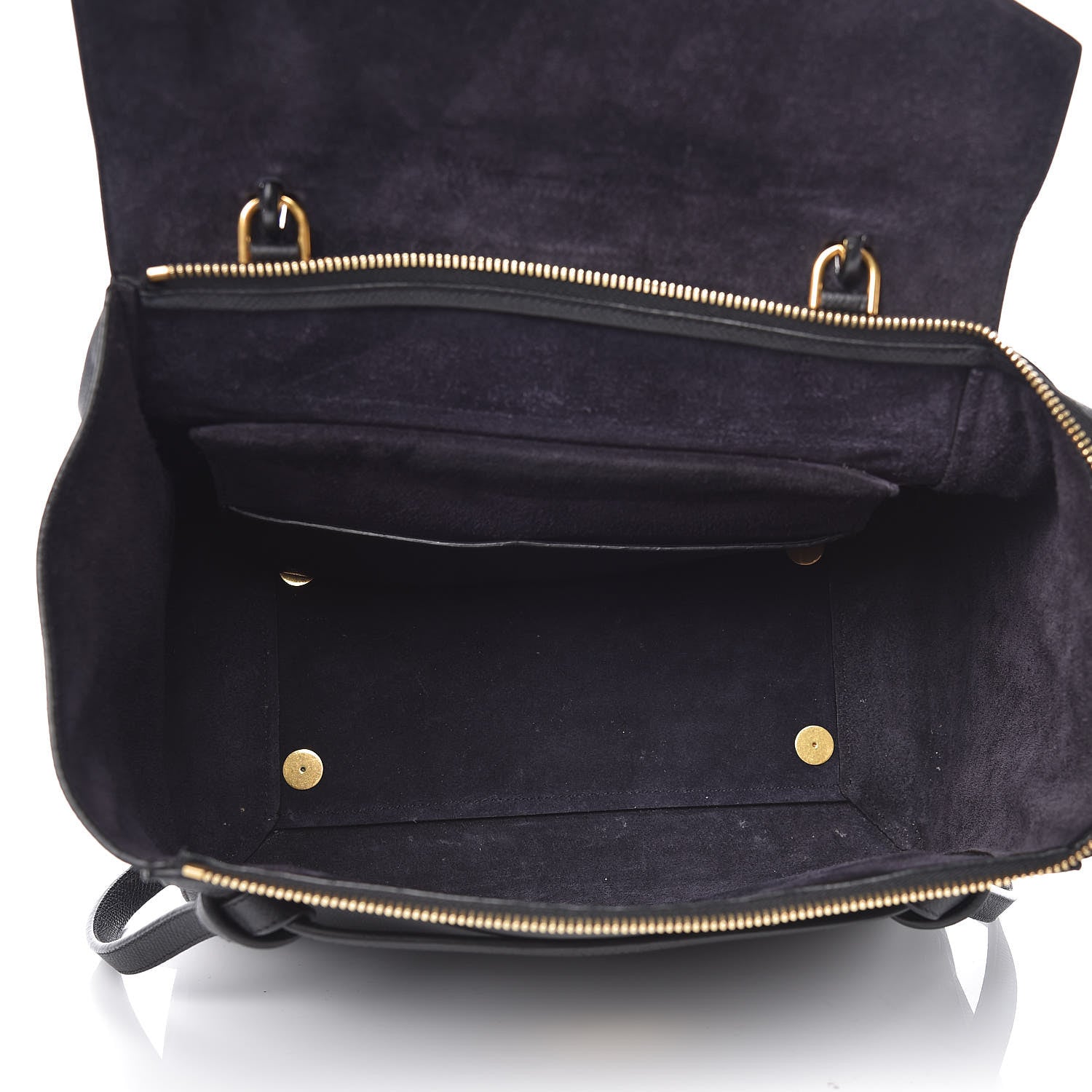 Celine Grained Calfskin Mini Belt Bag Black 5 of 14