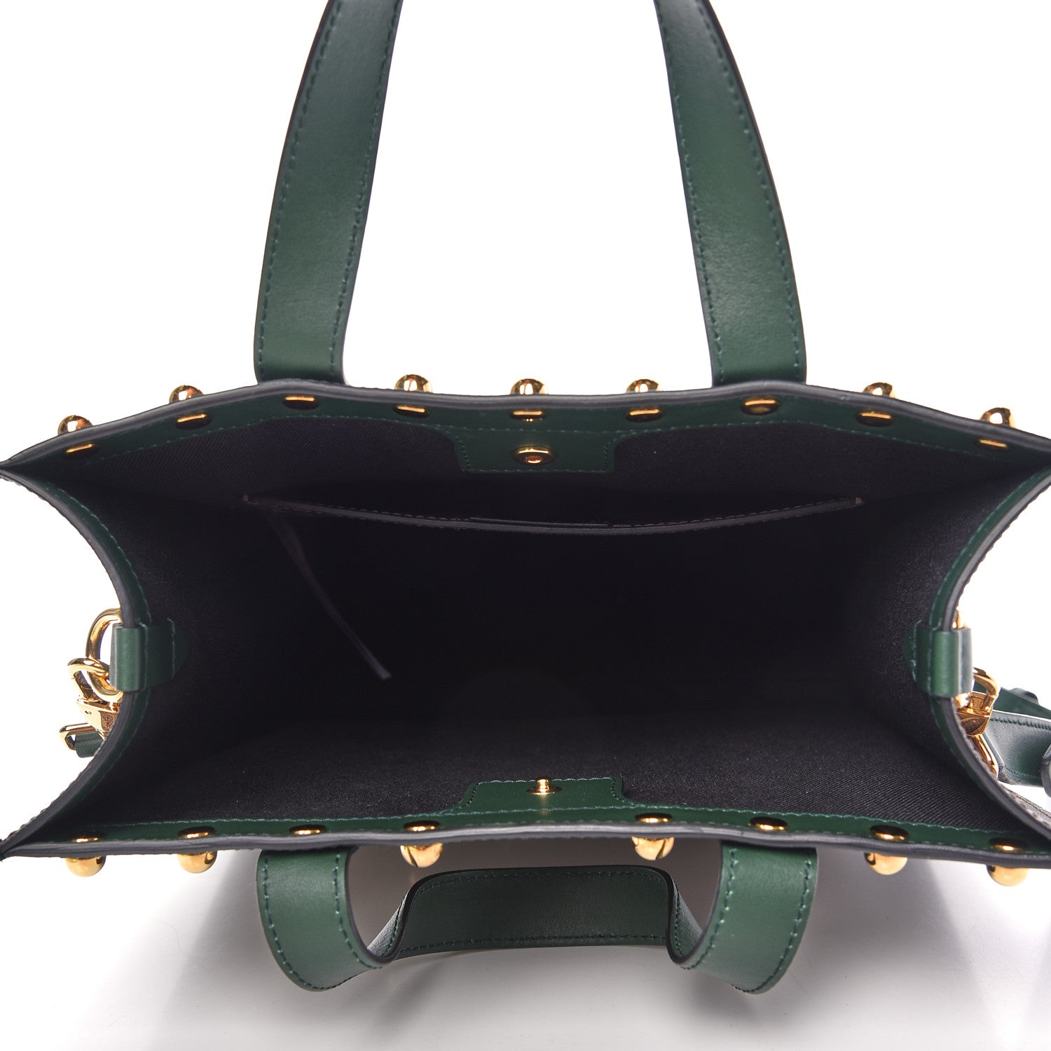 Burberry E-Canvas Monogram Studded Medium Portrait Tote Bag 5 of 9